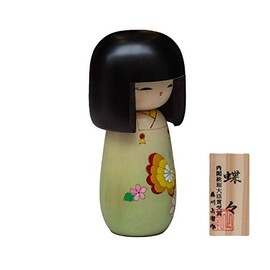 Kokeshi – Chocho – Traditional Japanese Kokeshi Doll.