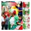 Pack 2 Pelucas Afro Tricolor | Ideal Para Carnaval Y