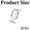 25 Pcs Window Drainage Cover Caps Plastic Water Caps Weep