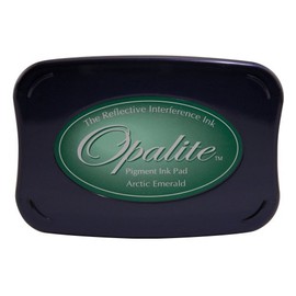 Tsukineko Opalite Interference Ink Pad, Arctic Emerald