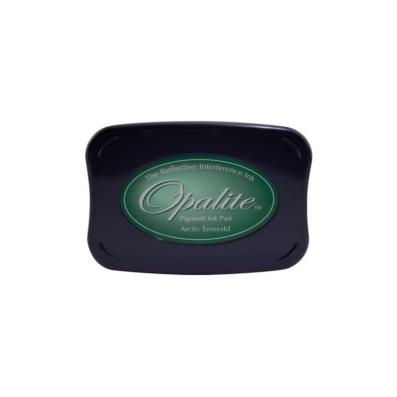 Tsukineko Opalite Interference Ink Pad, Arctic Emerald