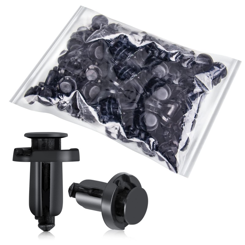 CarBole 100 pieces car mounting clips, 10 mm, universal door