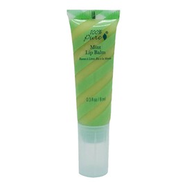 100% Pure Cosmetics Organic Mint Lip Balm, 4.25g