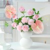 HinyoCo 36 Pcs Artificial Chrysanthemums Heads Ball Flowers，Silk Chrysanthemum Ball