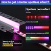 Muzata 10Pack 3.3FT/1M Plaster-In LED Channel Trimless Recessed LED Strip