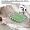 Strong Suction Cup Shower Caddy Bathroom Shelf Storage Stainless Steel