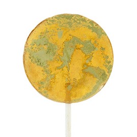 Natural Honey Matcha Lollipops, 18 Pieces, Handcrafted in USA, No Artificial Ingredients, No Corn Syrup, 0.75 Pound, Sparko Sweets