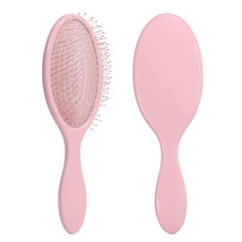 Miwasion Detangler Hair Brush,Soft Bristles for Effortless Tangle Removal,Cute Detangling Hair Brushes,Ease for Girls,Women,Boys,Men,Wet & Dry Hair(PINK)