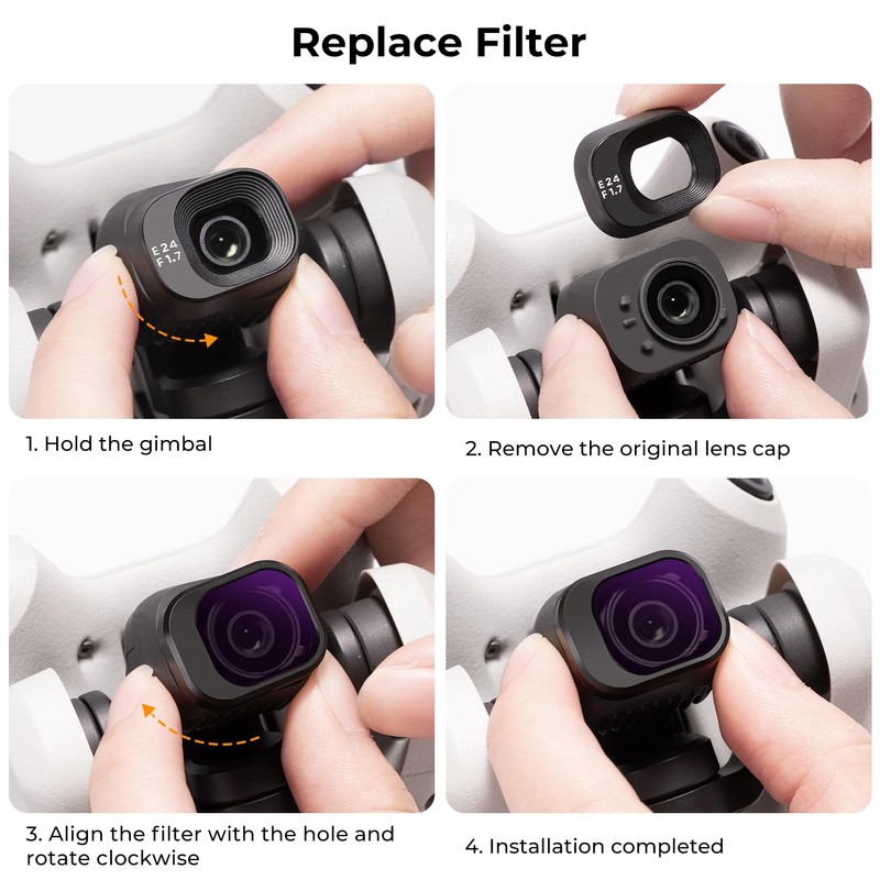 K&F Concept ND Filter Kit for Mini 4 Pro, 6