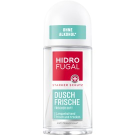 Hidrofugal DUSCH FRISCHE Roll-on, starker Antitranspirant Schutz gegen Achselnässe und Körpergeruch, Deo ohne Ethylalkohol mit frischem Duft (50 ml)