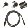 TEHAUX 1.5m Optical Audio Cable High-Performance Fiber Cable for Tv