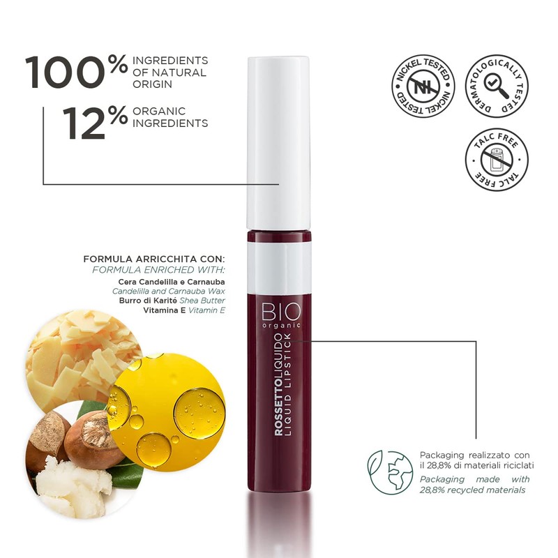 Naturaverde Bio Flüssiger Lippenstift, Nr. 05