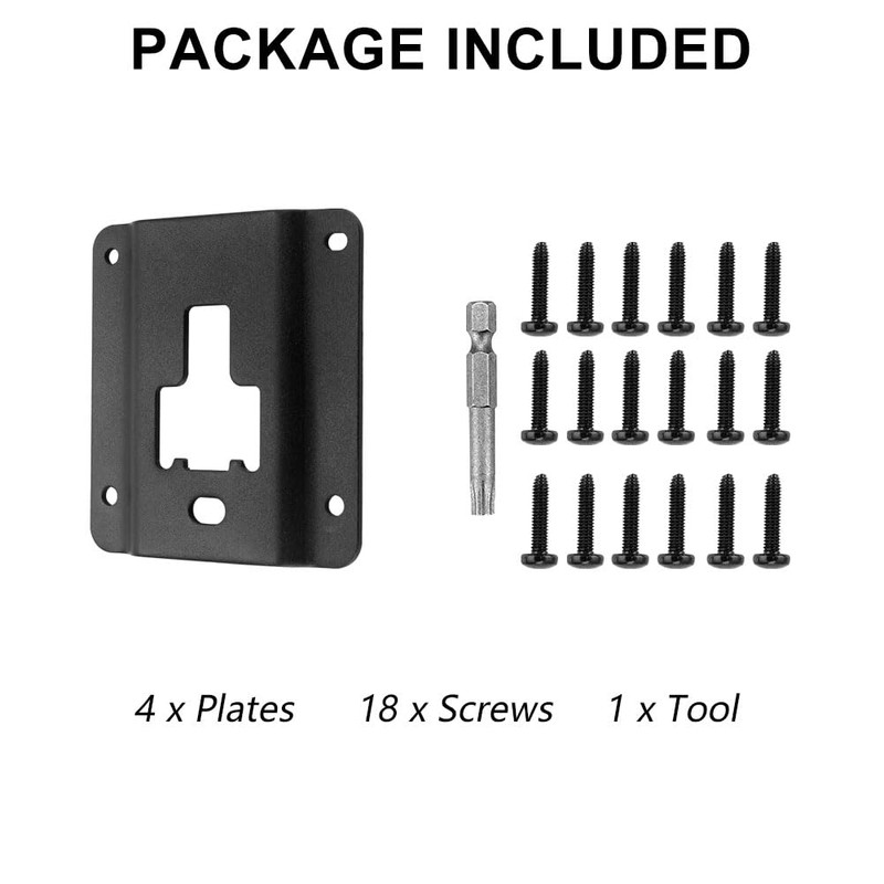 BIHEE Tie Down Anchors Plates 4 Pack Truck Bed Cargo