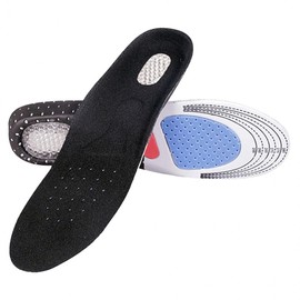 EVA Arch Support Functional Insoles - Triple Cushion & Shock Absorption (2-Pair Set) 2 Pairs / S 2ea