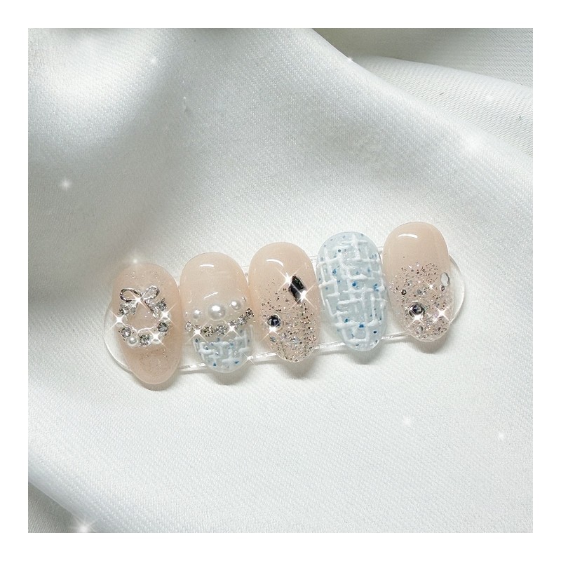 [Handmade Nail Tips] Shooting Start With Nail Tips - Almond