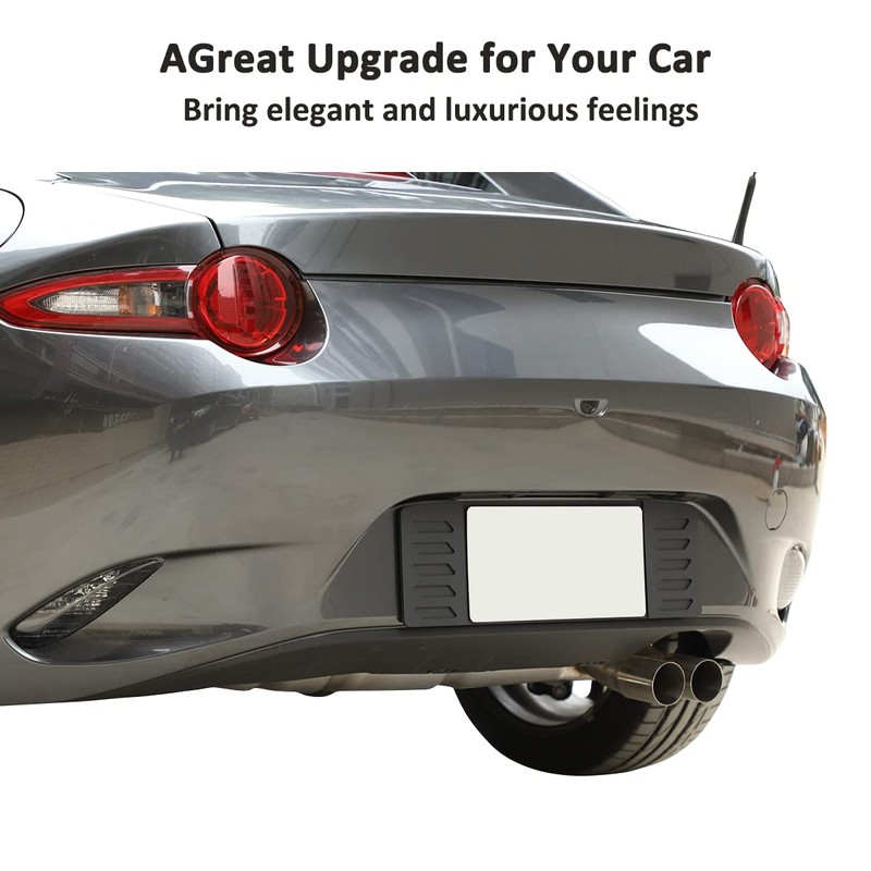 Black Aluminum Alloy Rear License Frame for Mazda MX-5 ND