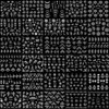 30 Sheets White Flower Nail Art Stickers 3D Self-Adhesive Nail
