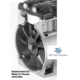 Thomas 2660 & Brookwood Fan Blade Replacement Fan for Thomas Compressor model 2660/2685 1-SET 638282/281