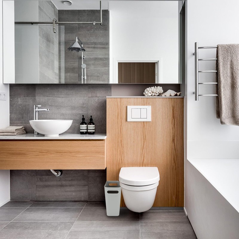 ZOFORTY 2.3 Gallon Small Trash Can 6 Pack Slim Waste