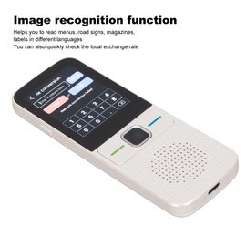 Smart Voice Translator, Smart Voice Photo Translator, 2 Way Instant 138 Languages Touchscreen WiFi Translation Device for Travel Business Study(white)
