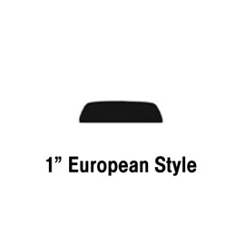 Cowles 33-111 European Style Chrome Molding 1" x 100'