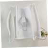 WOONEKY Bath Toy Organizer Saddle Shape Mesh Bag Wide Opening