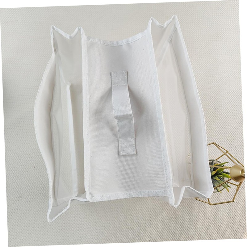 WOONEKY Bath Toy Organizer Saddle Shape Mesh Bag Wide Opening