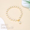 Jovono Vintage Pearl Pendant Necklaces Gold Pearls Choker Necklace Chains