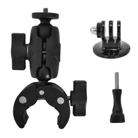 Zimoer Mini Magic Arm with Super Clamp, Super Clamp, Action Camera Handlebar Mount, Motorcycle Mount, Camera Mount Clamp with 360° Ball Head Arm, Clamp Mount Holder, Tripod Clamp for DJI Ronin M