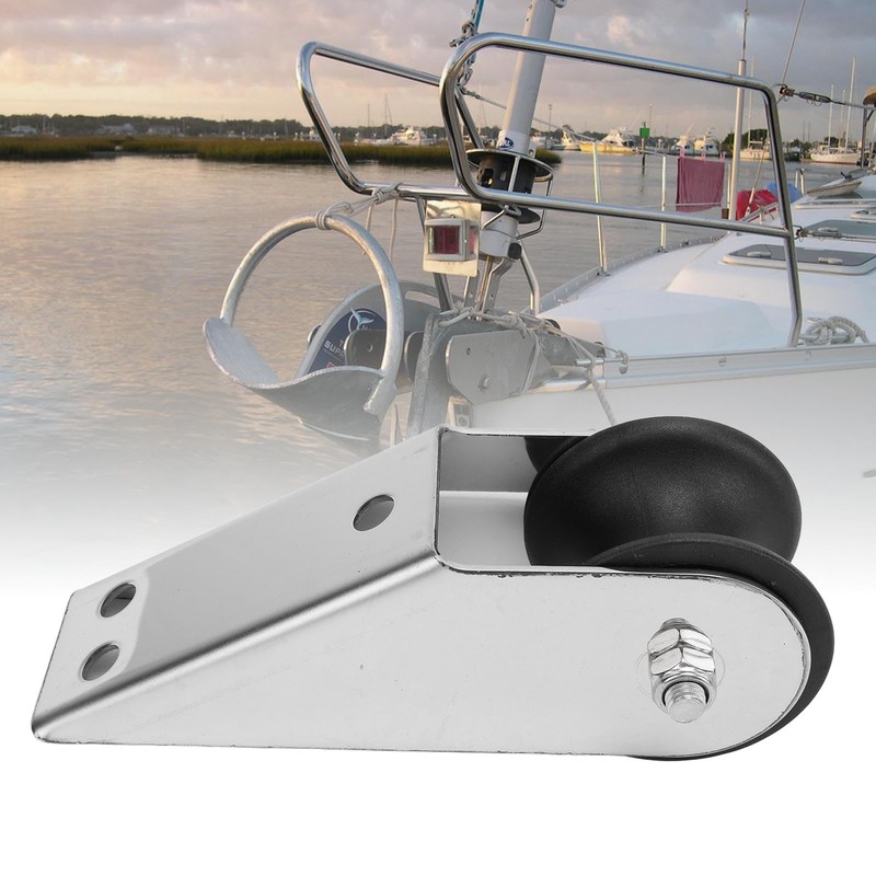 Jiawu Bow Anchor Roller, 6.5 Inch, Heavy Duty Stainless Steel