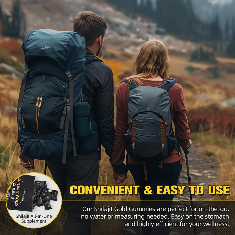Shilajit Gummies for Men & Women, Pure & Natural Himalayan