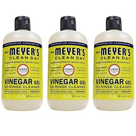 Mrs Meyers Clean Day Vinegar Gel Cleaner, Lemon Verbena, 12 oz, pack of 3