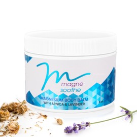 MG12 THE POWER OF MAGNESIUM MagneSoothe Topical Magnesium Body Balm - 8 oz Jar
