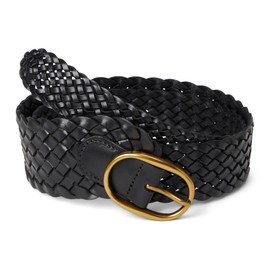 Madewell Women's Woven Hip Belt, True Black, 2X-Small-Small