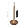 Cordless Table Lamp Innovative Candle Shape 3 Levels Brightness Dimmable