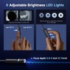 [Dual-Lens] Endoscope Camera with Light, 1920P HD Borescope with 8+1