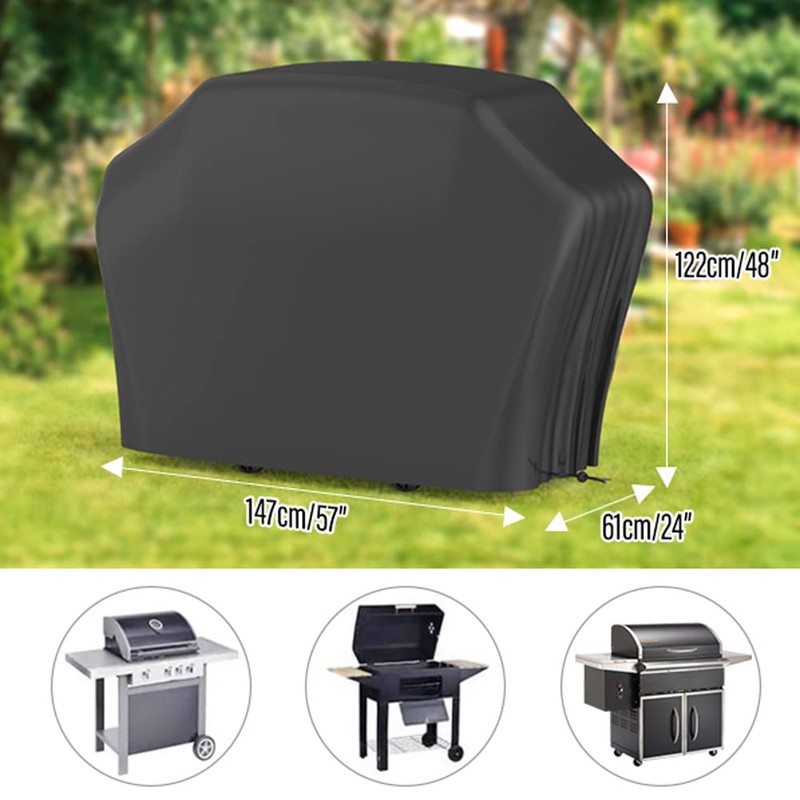 BBQ Covers Waterproof Heavy Duty Large Covers Windproof 4 Burner
