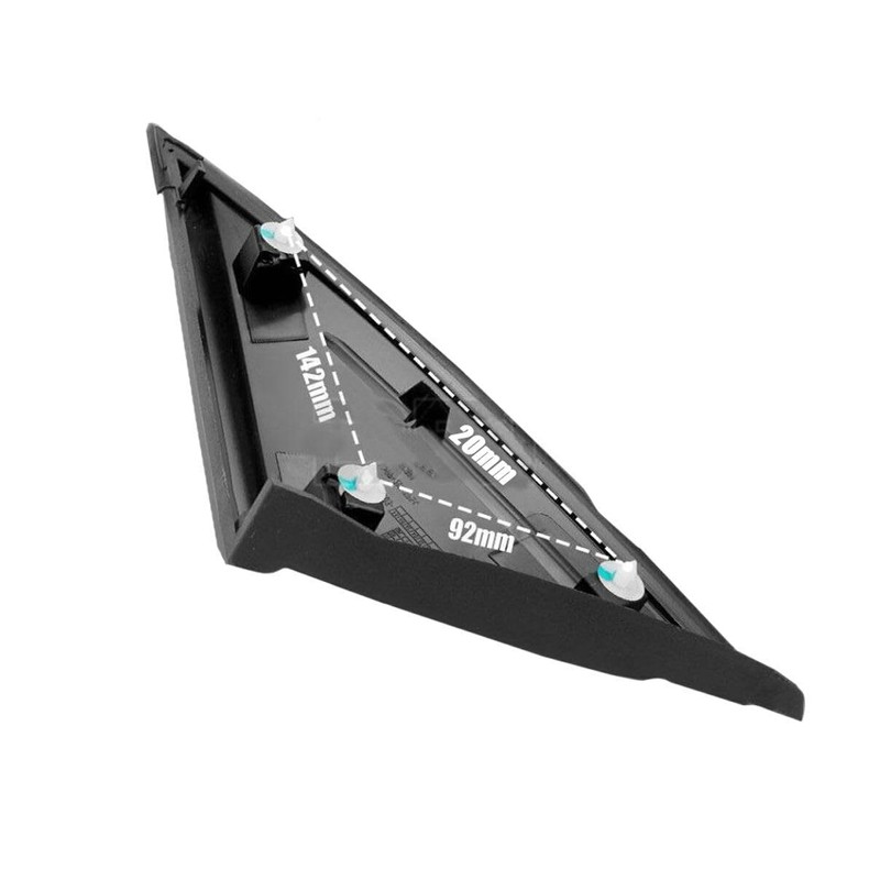 Side Rearview Triangle Molding Cover Fender Corner Molding for Ford