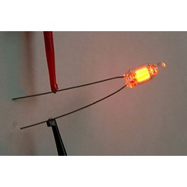 100 pcs. Miniature Red Neon Round Lamps 4mm Diameter NE-2-0.5mA - Neon Sign Light Indicator