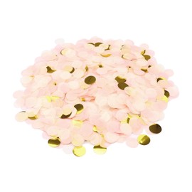 GoldRock 50 g Rose Gold Pink Confetti Approx. 6000 Pieces Pink Confetti Wedding, Streamers Rose Gold, Table Decoration Wedding, Confetti Decoration, Rose Gold, Glitter Confetti Colourful Large,