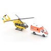 siku 1850, Rescue vehicle set, 1:87, Metal/Plastic, Multicolour, Rubber tyres,