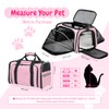 Double Expandable Cat Carrier,Airline Approved Soft-Sided Pet Travel Carrier for