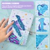Sequins Notebook Set - Sparkly Mermaid Journals for Girls Travel