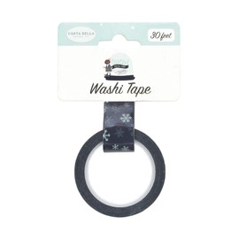 Carta Bella Paper Company ICY Snowflakes washi tape, blue, teal, green, navy, cream, grey