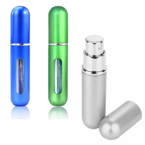 Unbranded 3 x 5ml Mini Travel Size Refillable Perfume Atomizer