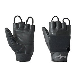 Globaleather Classic Fingerless Black Wheelchair Glove (Small) GSGBLN