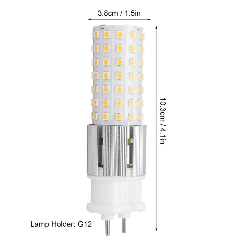 G12 96LED Light Corn Lamp 15W 1500LM Light Bulb for