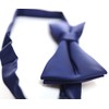 Iconikal Men's Pre-Tied Formal Tuxedo Adjustable Bowtie, Satin Navy