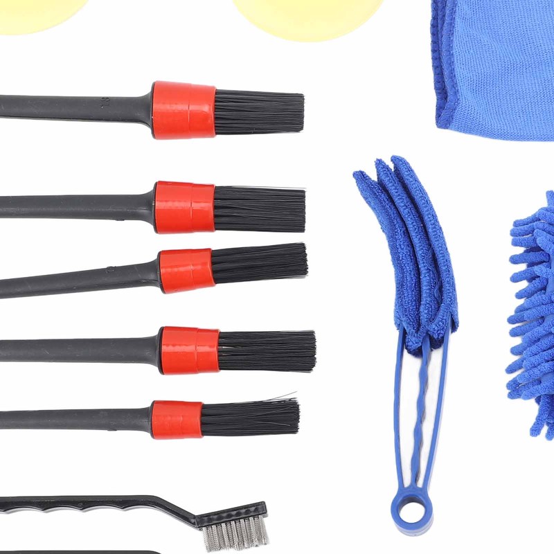 Car Cleaning Brushes Kit Highly Efficient Reliable Versatile Rugged Car