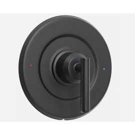 T2901BL Matte Shower Trim Kit with Lever Handle for Moen Gibson Posi-Temp Valves, Only Trim, Valve Required